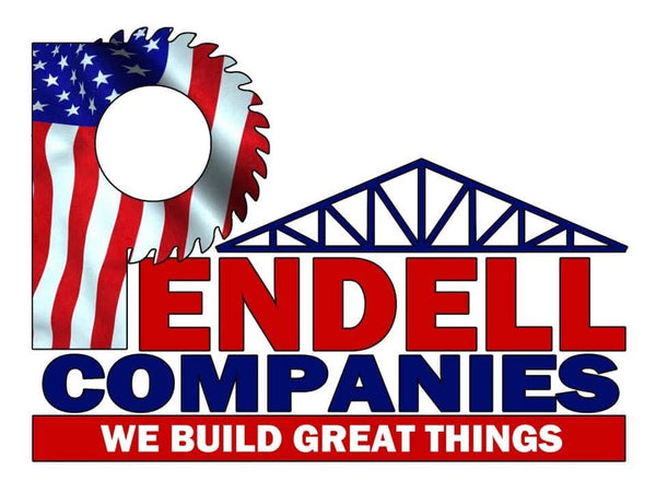 Logo of Pendell Companies with American Flag as Background